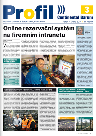 Firemní noviny Profil